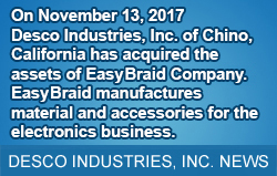 Desco Industries, Inc. News